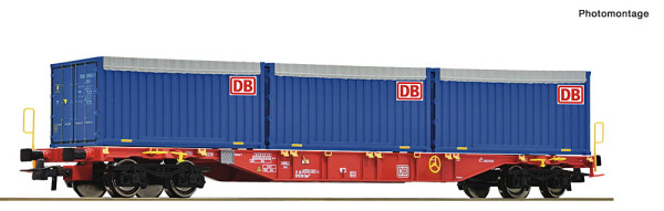 Roco 6600307 - DB-AG Containertragwagen Sgns DB AG + Container E6