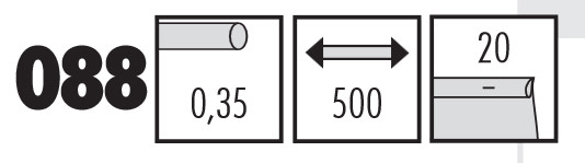 Sommerfeldt 088 - Eisendraht verkupfert 0,35 x 500 mm 20 St.