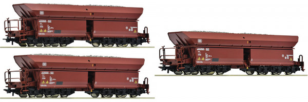 Roco 77030 - DB Set 3-teilig Erzwagen 6-achsig braun Ep. 4, Set 1