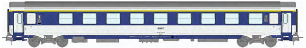REE JM-030 - SNCF Corail Schlafwagen VU 1.Klasse A9c9x blau/weiss Ep.4, Logo encadre