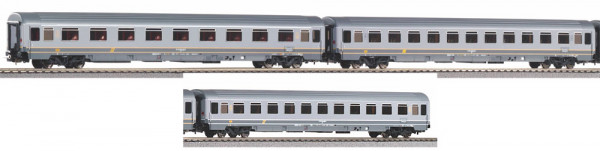 Piko 58251 - FS Set Eurofima Reiezugwagen 3-teilig Ep.5, Bigrigio