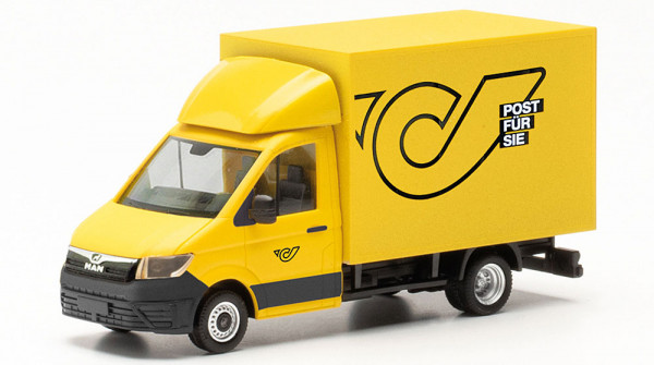 Herpa 097130 - MAN TGE Koffer "Post Österreich" (A)