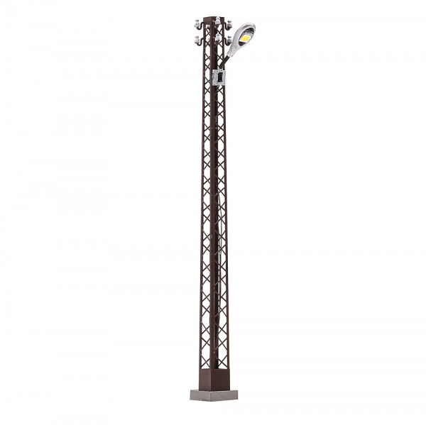 Busch 8743 - Rost Gittermastl. weiß oval T