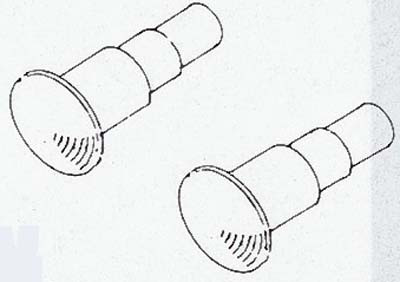Weinert 8594 - Federpuffer,Elefantenf.4,3 4St
