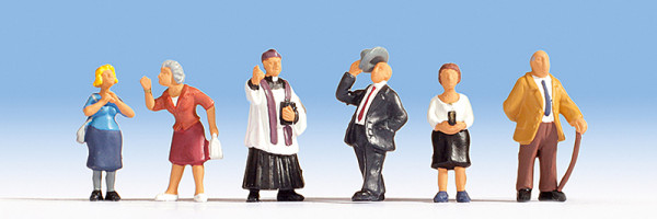 Noch 12860 - In der Kirche, 6 Figuren