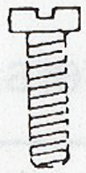 Weinert 2134 - Schraube M1,4x4mm DIN84,10Stck