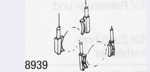 Weinert 8939 - Paar Bremsen f.Schmalspurf.4St