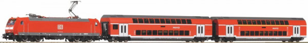 Piko 59102 - Startset Digital DB AG Ellok BR 146 mit 2 Dostockwagen A-Gleis & Bettung Ep.6