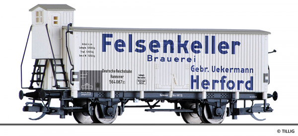 Tillig 17924 - DRG Kühlwagen „Felsenkeller Brauerei Herford“ Ep.2