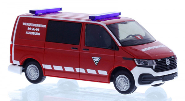 Rietze 53969 - Volkswagen T6.1 Werkfeuerwehr MAN Augsburg
