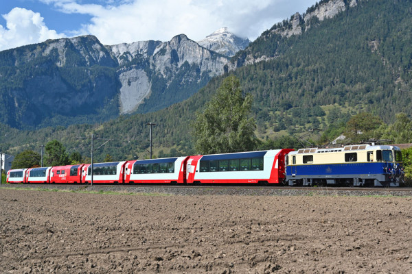 Bemo 9589113 - RhB Ap 1313 Panoramawagen "Glacier Express"