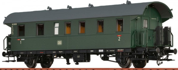 Brawa 46780 - DB Personenwagen "Donnerbüchse" 1./2.Klasse ABib Ep. 3, incl. Innenbeleuchtung