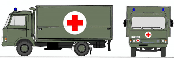 Loewe 4088 - Iveco Magirus "Zeta" - GW ROTKREUZ der Bundeswehr