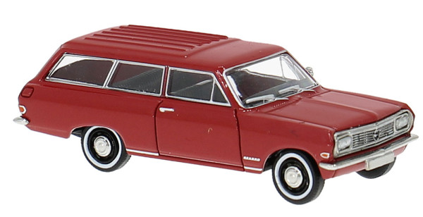 Brekina 20478 - Opel Rekord B CarAVan in rot