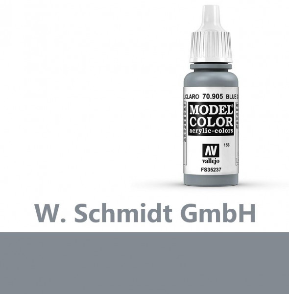 Vallejo 770905 - Model Color Farbe Blaugrau, hell, Matt, 17 ml