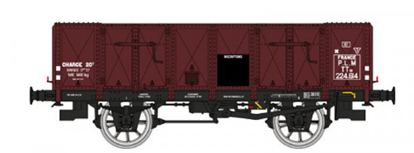 REE WB-826 - PLM offener Güterwagen OCEM19 TTw braun Ep. 2