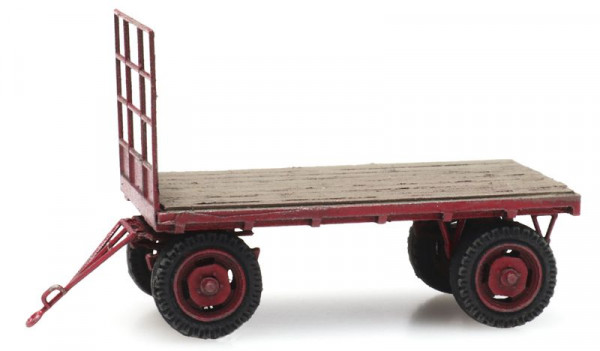 Artitec 312.021 - Brückenwagen für Traktor, Fertigmodell aus Resin, lackiert