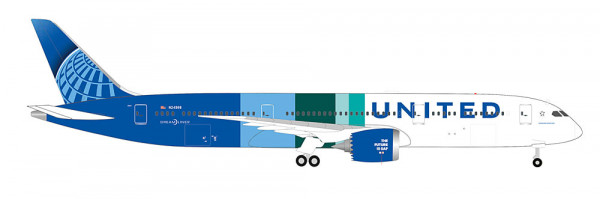 Herpa 538565 - United Airlines Boeing 787-9 Dreamliner "The Future is SAF"