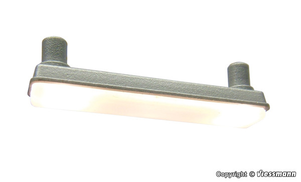 Viessmann 6337 - Wannenanbauleuchte, 2 LEDs weiß