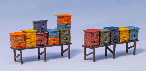 Joswood 40452 - Bienenkästen - 12 Stück
