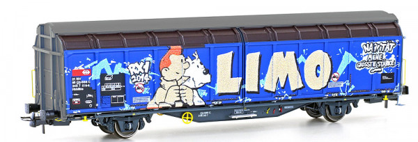 Hobbytrain H45107 - Schiebewandwagen Hbbillns SBB, Ep.VI Graffiti-Serie (5)