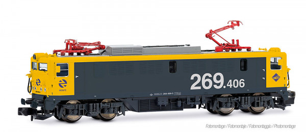 Arnold HN2676 - RENFE, Elektrolokomotive 269-400, gelb-graue „Largo Recorrido”-Farbgebung