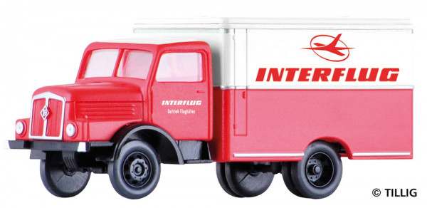 Tillig 19071 - LKW H3A Kofferaufbau „Interflug“