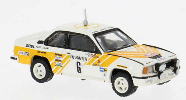 Brekina 20777 - Opel Ascona 400 "OpelEuroTeam" Ralley Monte Carolo 1981 J. Kleint Startnummer 6