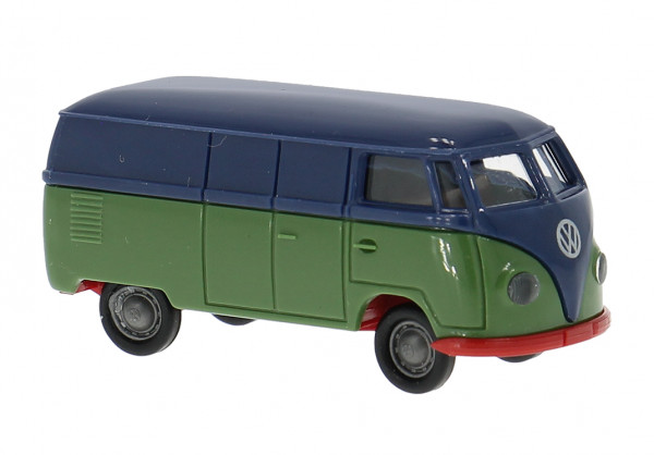 Brekina 32075 - VW T1a Kombi dunkelblau/grün Vorbildbaujahr 1950 -Economy-
