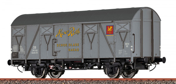 Brawa 51372 - H0 Gedeckter Güterwagen Gmhs55 "Moser Roth" DB