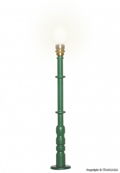 Viessmann 6300 - Kugelleuchte grün, LED warmweiß