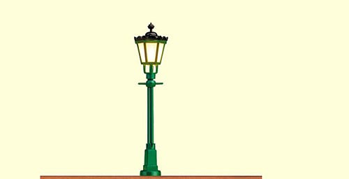 Brawa 5000 - Alte Straßenlampe Höhe 60 mm Ersatzbirne 3293