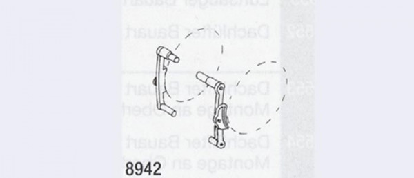 Weinert 8942 - Bremsen f.Schmalspurloks 3Paar