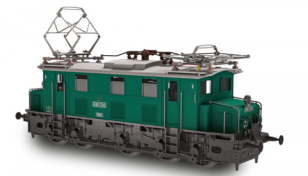 Jägerndorfer JC11502 - DRG Ellok BR E88.0 grün Ep.2, AC-digital + Sound