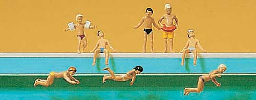 Preiser 79091 - Kinder im Schwimmbad