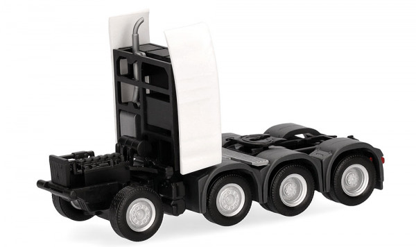 Herpa 086356 - Teileservice Fahrgestell Zugmaschine 4achs MAN luftgefedert mit Turm und Verkleidung