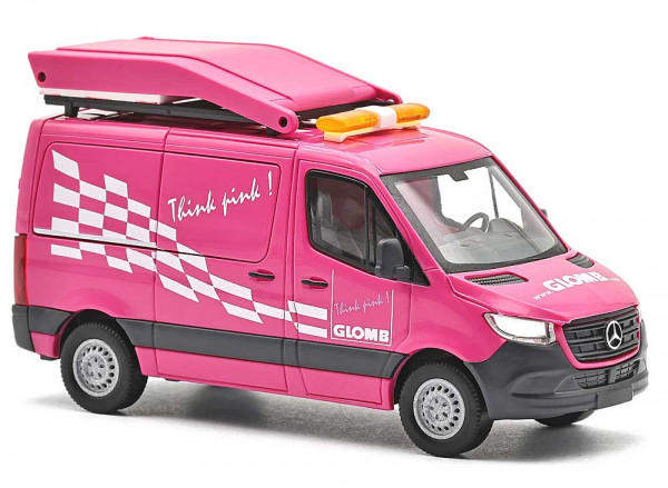 Busch 53471 - Mercedes-Benz Sprinter kurzer Radstand Flachdach, Glomb