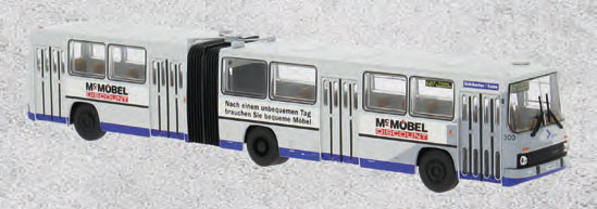 Brekina 59743 - Ikarus 280.02 "Havelbus - McMöbel" Vorbildbaujahr 1991