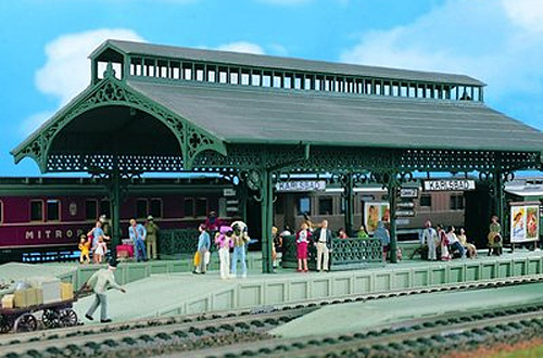 Vollmer 43545 - Bahnsteighalle mit LED-Beleuchtung, Funktionsbausatz