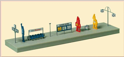Auhagen 43646 - Bahnsteigausstattung