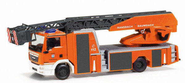 Herpa 097772 - MAN TGM DLK "Feuerwehr Ransbach-Baumbach"