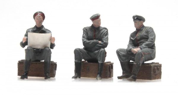 Artitec 387.357 - Ausruhende deutsche Soldaten 3 Figuren