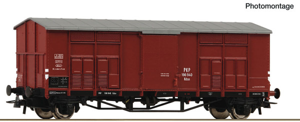 Roco 6600372 - PKP Gedeckter Güterwagen Kdsn PKP E3