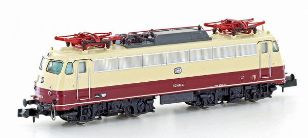 Hobbytrain H28015S - DB Ellok BR 112 "Bügelfalte" creme/rot Ep.4, mit DCC-Decoder + Sound