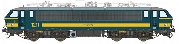 LSmodels 12097DC - SNCB Ellok Serie HLE12 blau/gelb Ep.6