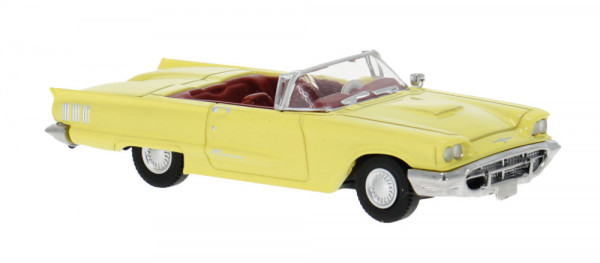 Brekina 18206 - Ford Thunderbird, offen in pastellgelb