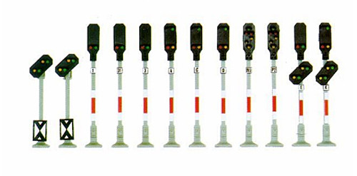 Busch 5850 - Signalbausatz 12 Signale zum Selbstbauen (ohne Funktion)
