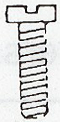 Weinert 2152 - Schraube M1,4x8mm DIN84,10Stck