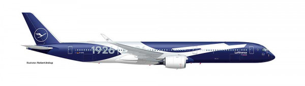 Herpa 539524 - Lufthansa Airbus A350-1000 "100 Jahre"