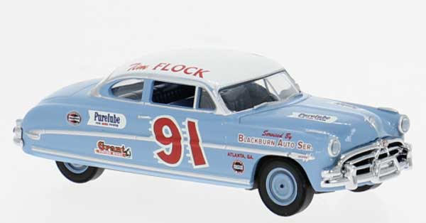 Brekina 18501 - Hudson Hornet von Tim Flock, NASCAR-Cahmp 1952